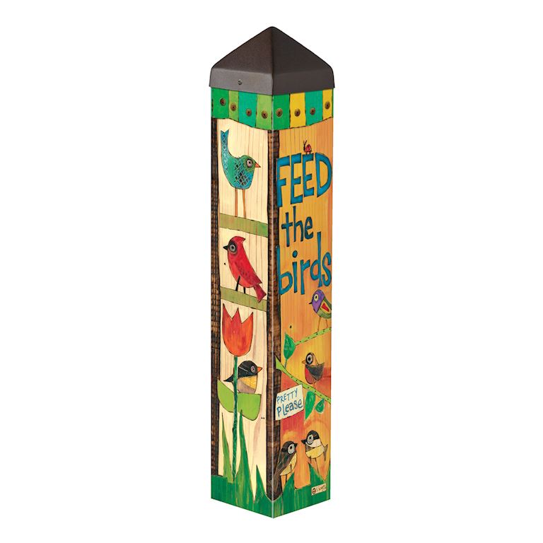 Art Pole - Feed the Birds 20"
