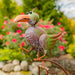55.25" Tall Metal Parrot Rocking Stake "Pebbles"