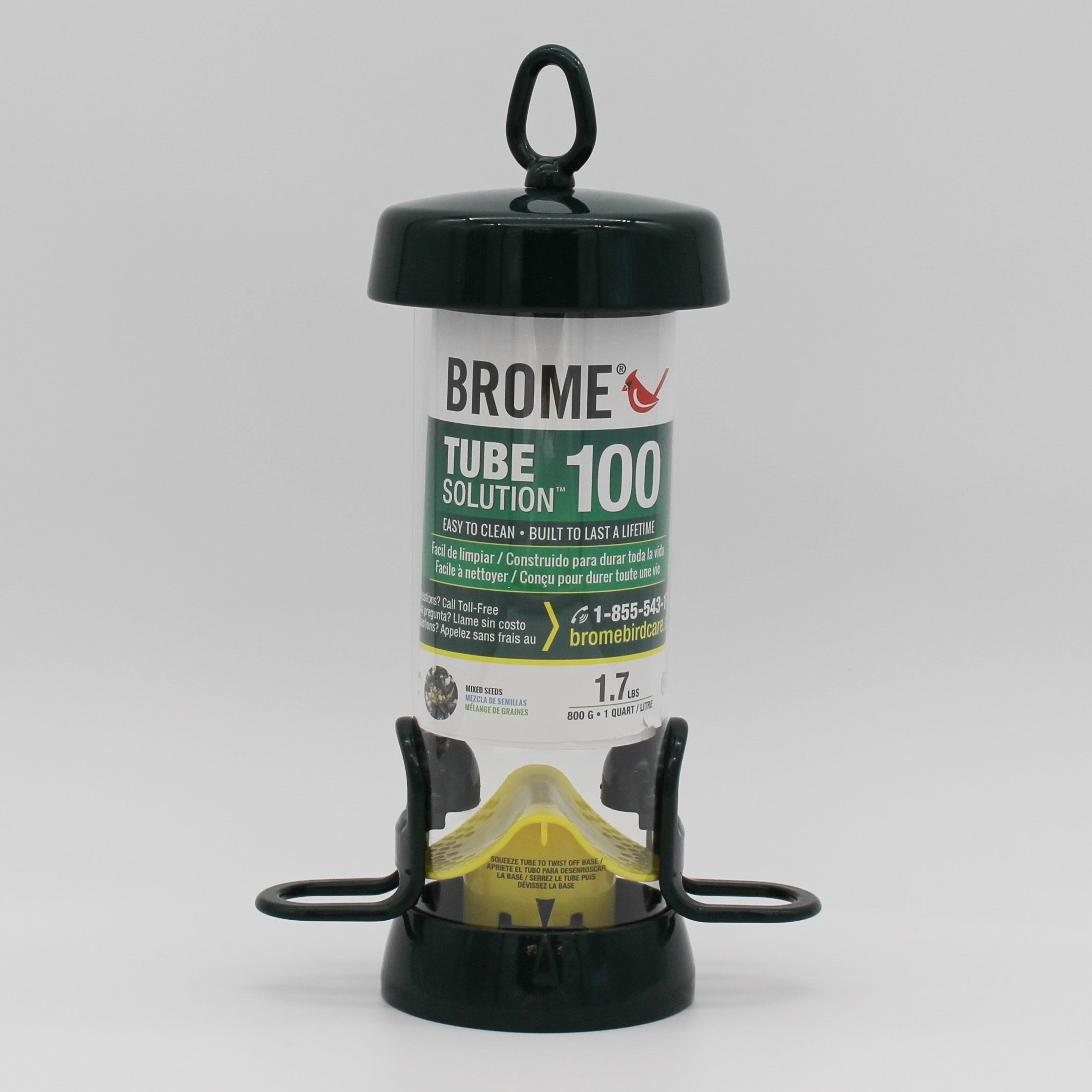 Brome Tube Solution Seed Feeders