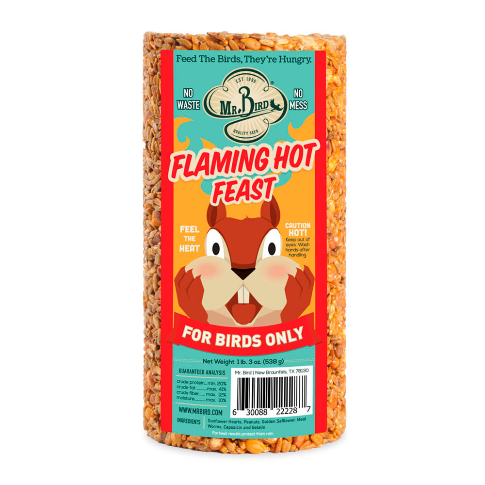 Flaming Hot Seed Cake - Small Cylinder