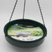 Erva Hanging Bird Bath - Green w/ 14" Green Insert