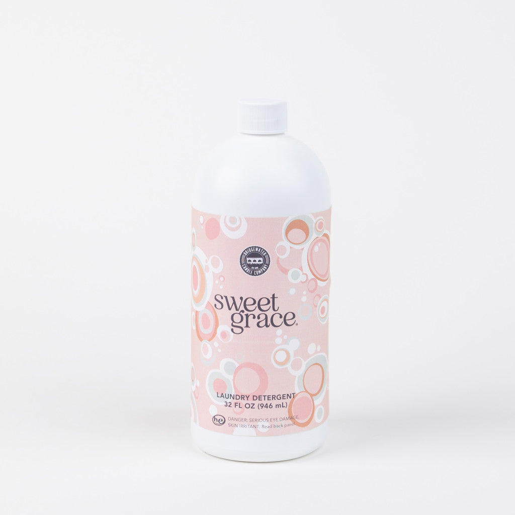 Sweet Grace 32oz Laundry Detergent bottle on white background