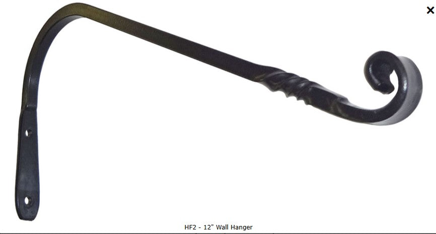 12" Hand Forged Wall Hanger