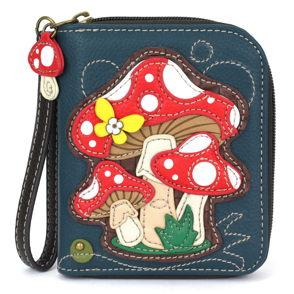 Chala Zip Around Wallet - Mushroom