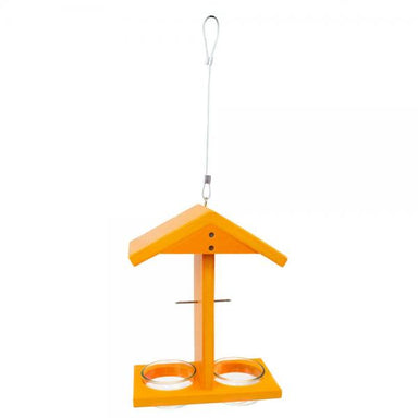 Orange Poly Double Fruit & Jelly Oriole Feeder