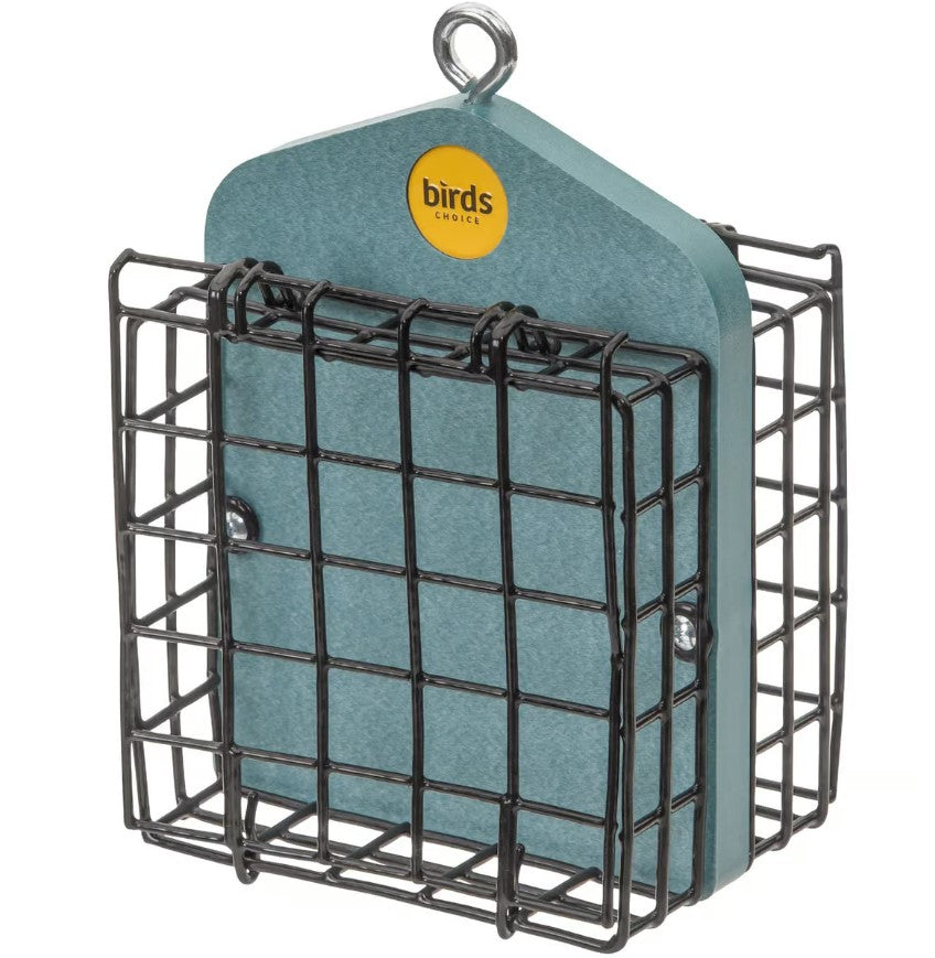 Recycled Plastic Double Suet Feeder - Lake Blue