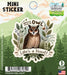 Advice for Life Mini Vinyl Sticker - Owl Life's a Hoot