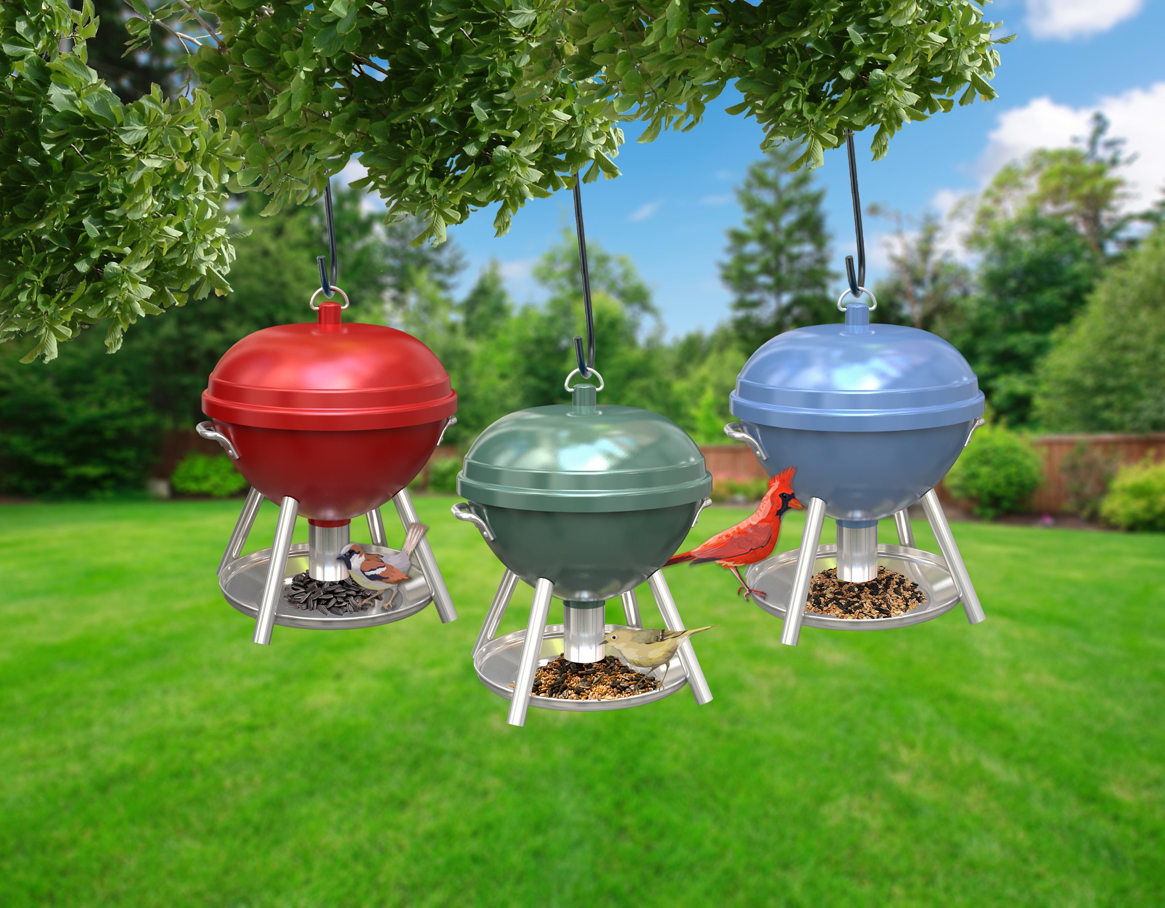 Mini Kettle Grill Bird Beeder