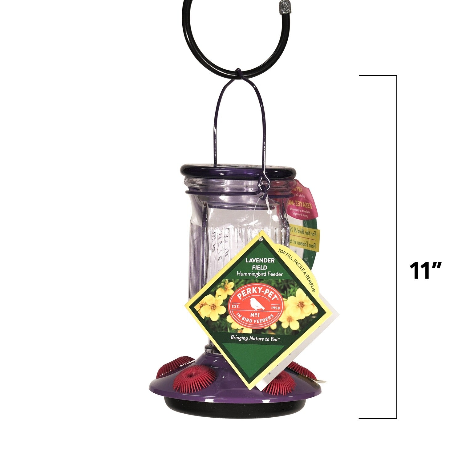 Lavender Field Hummingbird Feeder-NLA