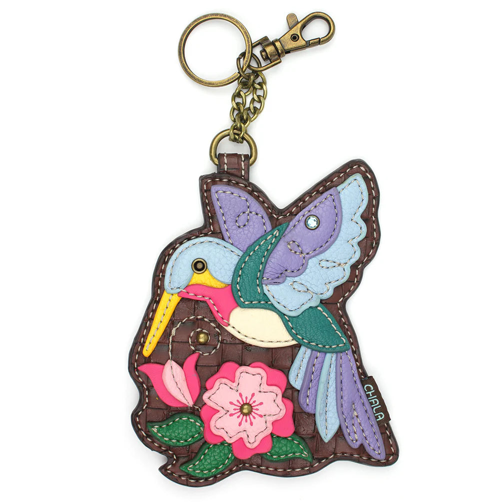 Chala Key Fob/Coin Purse - Hummingbird A