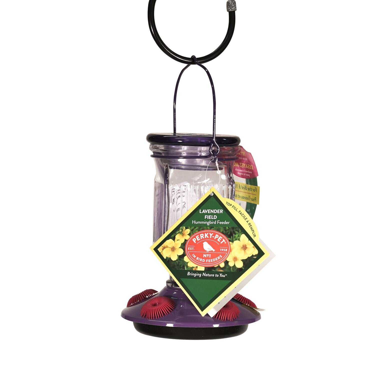 Lavender Field Hummingbird Feeder-NLA
