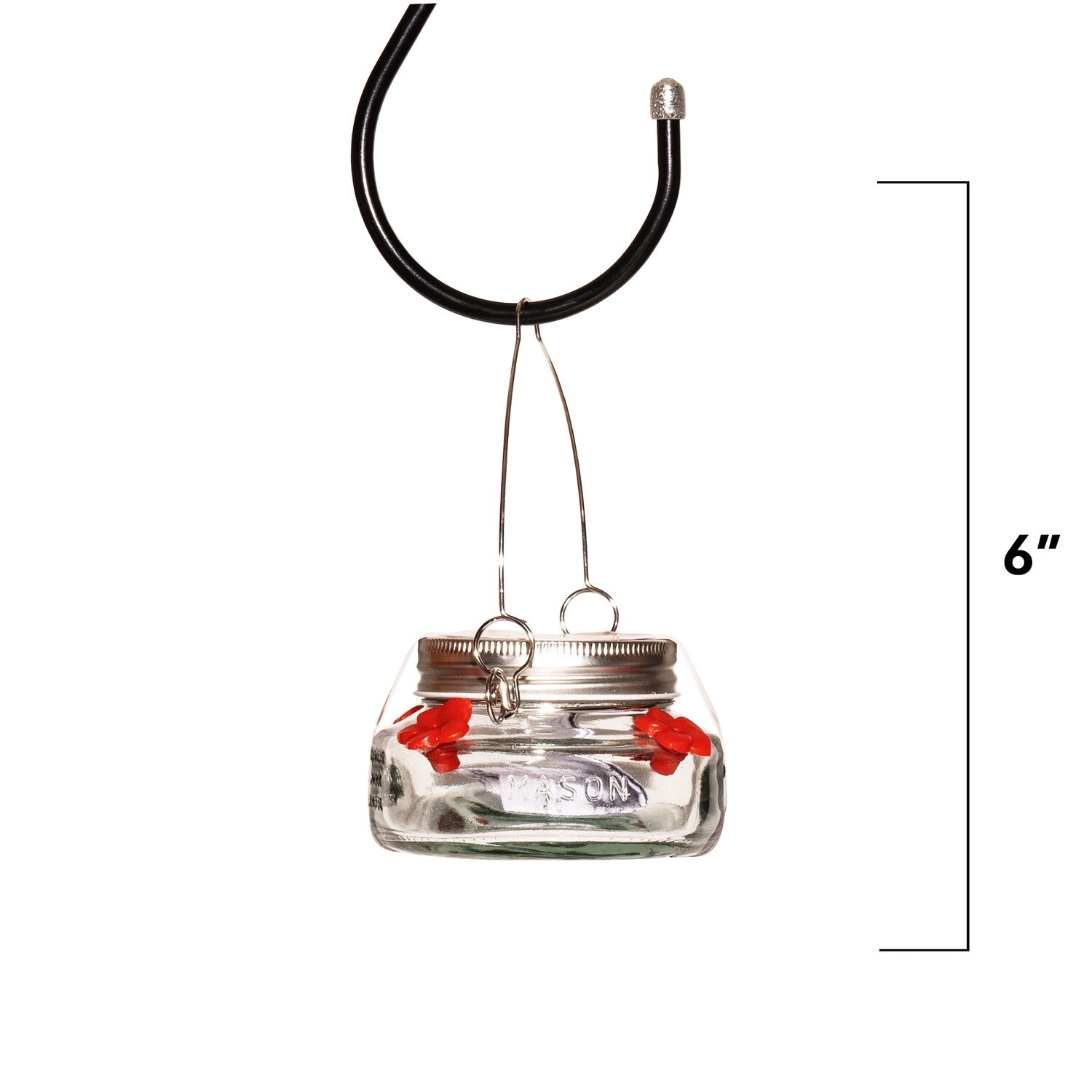 Mason Jar Hummingbird Feeder