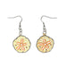 Quilled Earrings - Sand Dollar