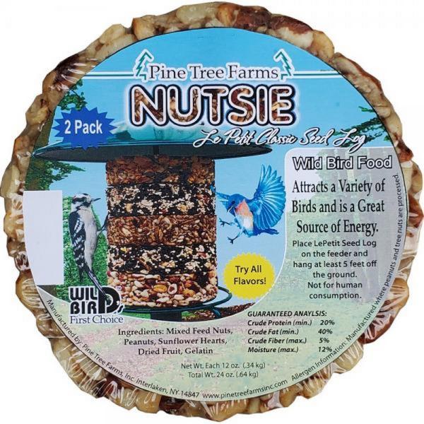 Nutsie Seed Cake - 12 oz seed log (2 pack)