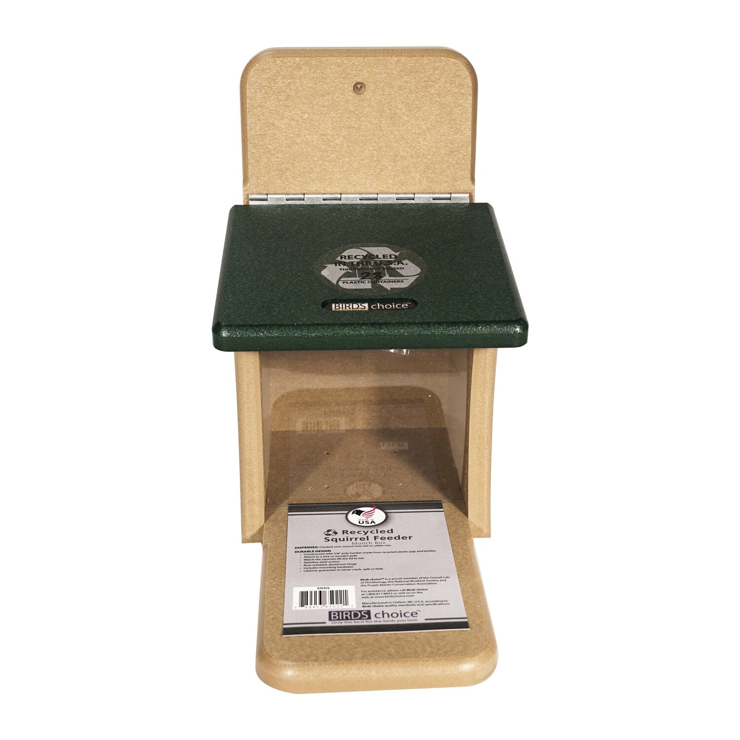 Squirrel Munch Box Green Roof