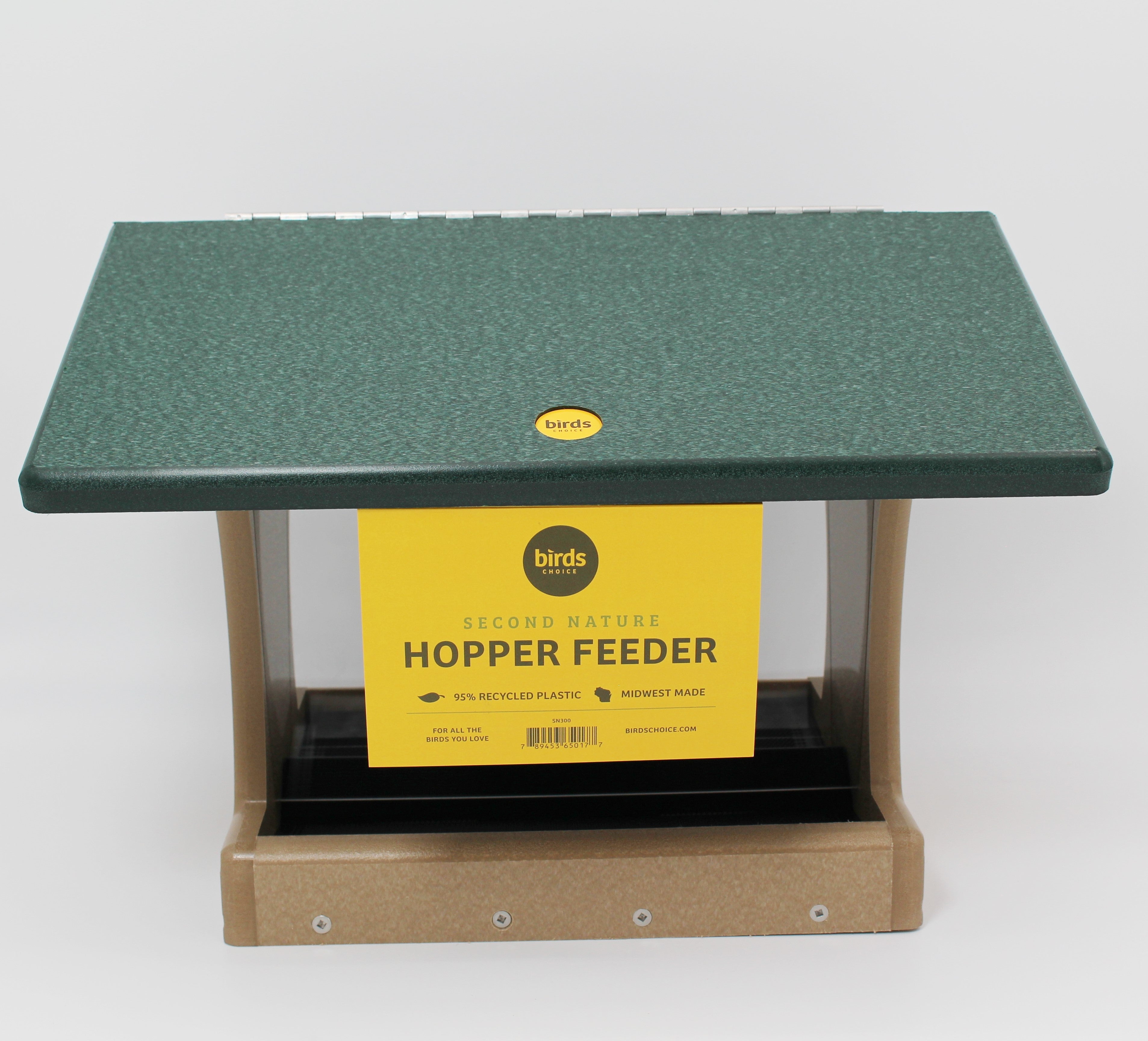 Birds Choice Recycled 7 Qt Hopper Feeder