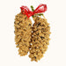 Pine Cone Pair, natural cones coated with seed