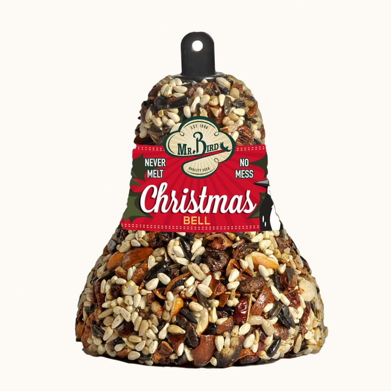 Christmas Fruit & Nut Bell, front view