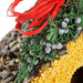 Holiday Birdie Cottage Treat, close-up decoration detail