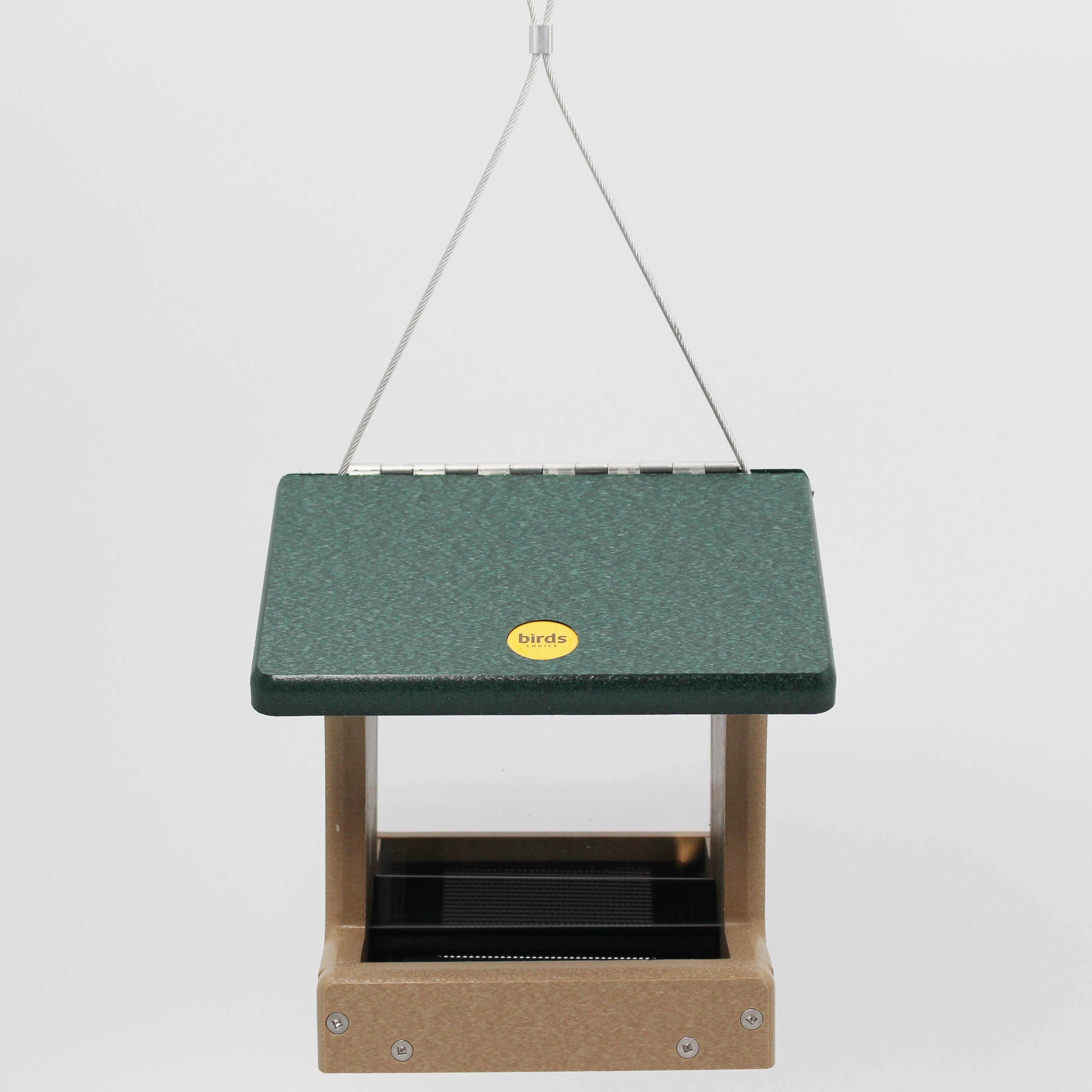 Birds Choice Small Recycled Hopper - Green Roof
