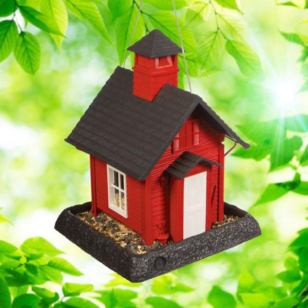 North States Village Collection - School House Birdfeeder