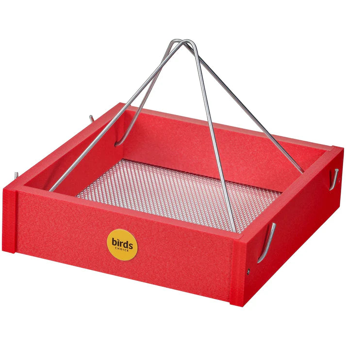 Small Hanging Tray - Red Recycled Plastic