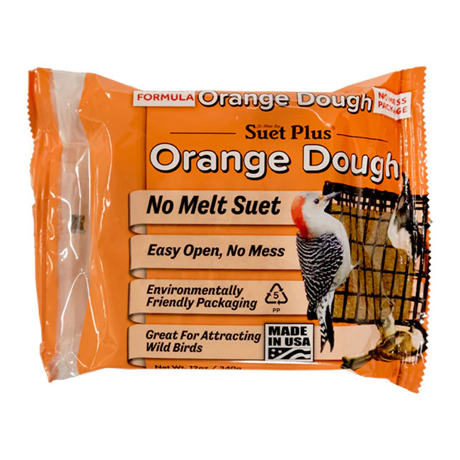 Orange No Melt Suet Dough
