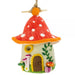 Felt Bird House - Fungi House