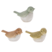 Glazed Bird with Debossed Medallion - Asst colors