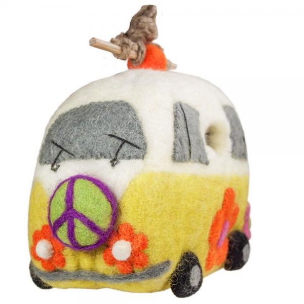 Felt Bird House - Magic Bus