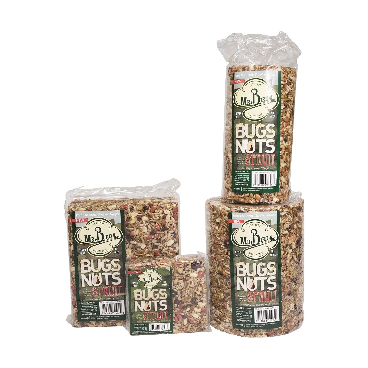 Bugs, Nuts & Fruit Seed Cakes - Small Cake