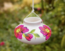 Lone Wolf Short Hummingbird Feeder - Pink Blossom