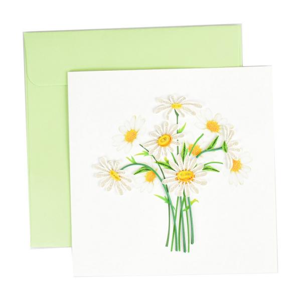 Quilled Card - Daisies