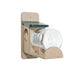 Recycled Plastic Squirrel in Jar Feeder - Tan/Green
