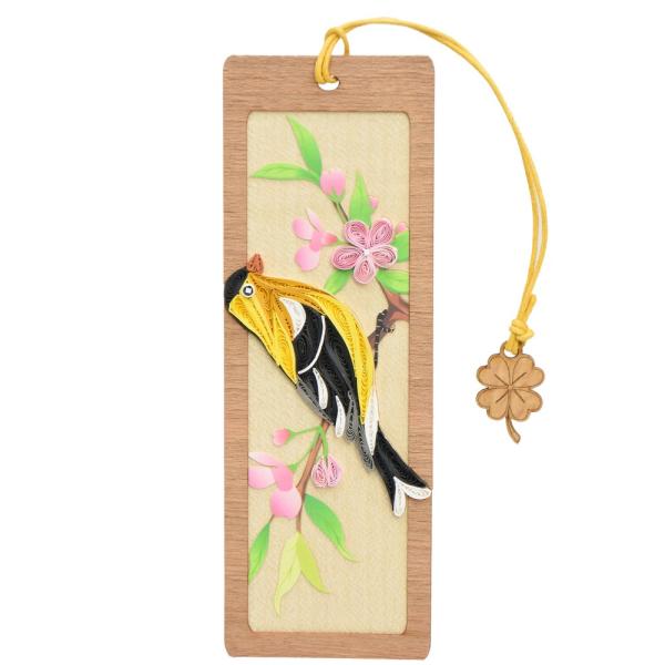 Quilled Bookmark - Goldfinch
