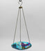 Hanging Glass Birdbath Bountiful Butterfly