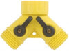 Plastic two way hose shut off Y Valve Splitter