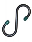 S-Hook - 4" w/ green caps