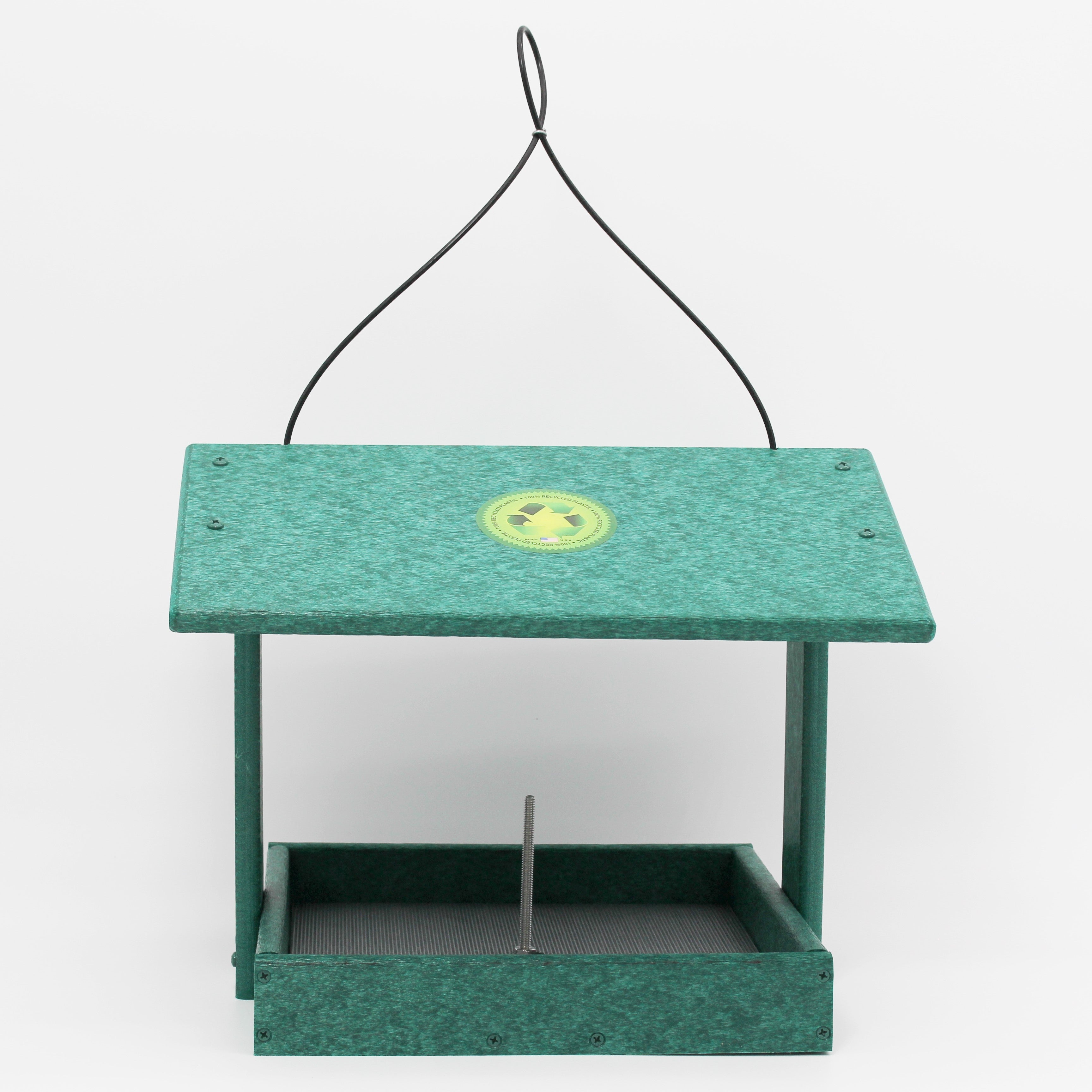 Bird Banquet Green Seed Cylinder Feeder