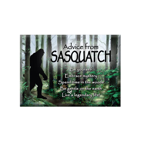Advice for Life Jumbo Magnet - Sasquatch