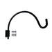 Erva Screw Mount Hanger - 22in Fixed Extended Reach Single Arm