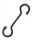 S-Hook - 6" w/ green caps