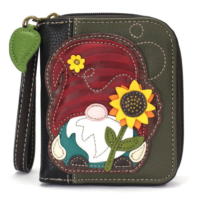 Chala Zip Around Wallet - Gnome