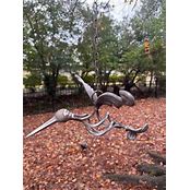 Wrought Iron Hanging Hummingbird