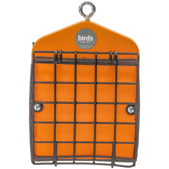 Recycled Plastic Double Suet Feeder - Orange