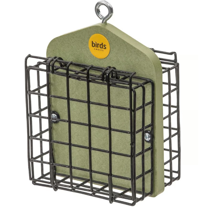 Recycled Plastic Double Suet Feeder - Fern Green