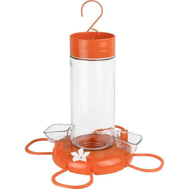 Orange Blossom Glass Oriole Feeder w/ Jelly Attachments 30 oz