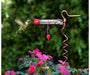 Planter One Tube Hummingbird Feeder - Copper spiral
