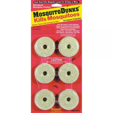 Mosquito Dunks 6 Piece Card