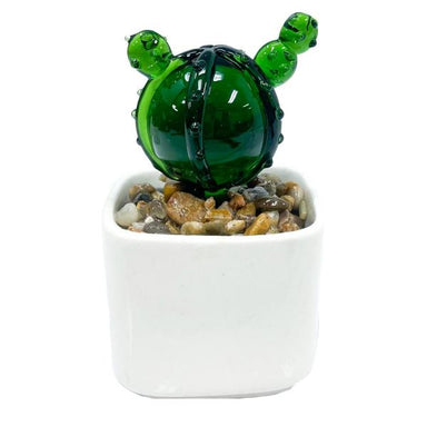 Milano Art Glass - Barrel Cactus Plant